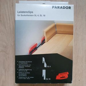 PARADOR 70mm Sockelleiste SL 18 Uni Schwarz D002 Artikel-Nr