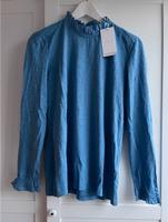Rich&Royal Shirt, Gr. M, Rüschen, Longsleeve,Organic Slub Frill Niedersachsen - Soltau Vorschau