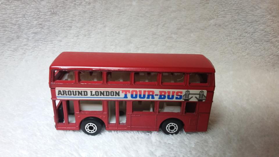 Matchbox Leyland Titan Doppeldeckerbus-Modell -1981-; unbespielt in Freiensteinau