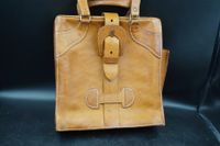 Koffer Handtasche Naturleder Vintage 70er Aktentasche  Hippi Nordrhein-Westfalen - Solingen Vorschau