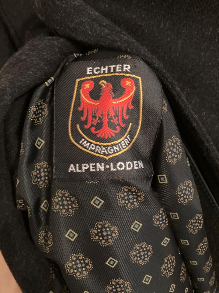Bugatti Alpen Lodenmantel Lodenmantel schwarz Mantel schwarz in Angelmodde