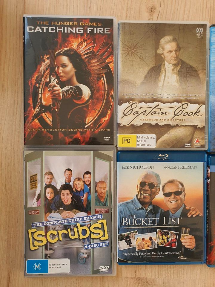 ♥️ SET ♥️ 6 Bluray / DVD's auf ENGLISCH ! Filme DVD Sammlung in Ravensburg