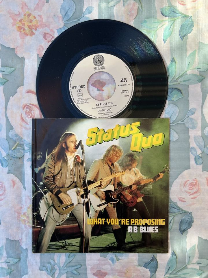 Vinyl-Single:  Status Quo – What you´re proposing in Troisdorf