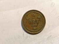 2 Öre Schweden 1901 Oskar II. Bronze Münze Sammelmünze sammeln Sachsen - Pirna Vorschau