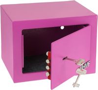 HMF Safe Tresor klein mit Schlüssel Möbeltresor pink #49216-15 Baden-Württemberg - Birkenfeld Vorschau