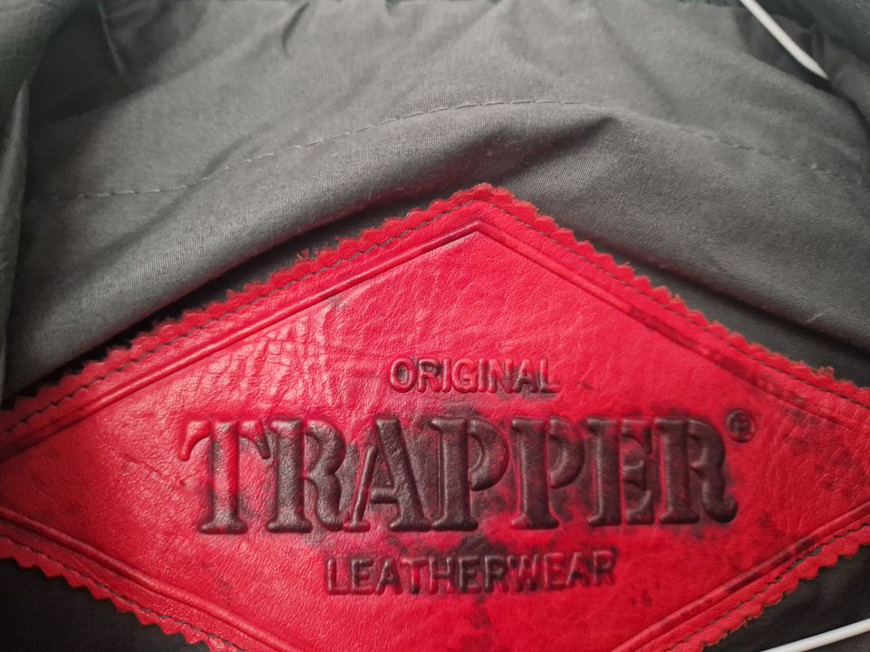MVP EUROPEAN Trapper Leatherwear Lederjacke, Gr. 52, GUT in Paderborn