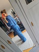 2 Teiler Bluse und Hose Kombination blau weiß Sommer Marlene L Bayern - Otterfing Vorschau