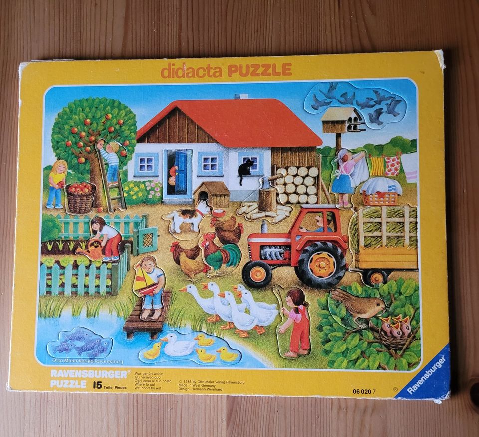 Kinderpuzzle ab 3 Jahre, Puzzle Feuerwehr/Polizei/Bauernhof usw. in Birstein