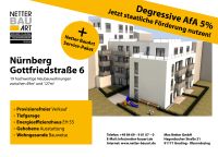 Neubau, ETW - mit TG,  6350-6500€/m², baugesund Nürnberg (Mittelfr) - Oststadt Vorschau
