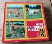 F.x. Schmid 5 alte Tierpuzzle Pferde, Meerschweinchen, Lamm Niedersachsen - Wittingen Vorschau