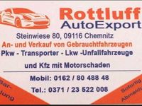 Autoankauf  PKW, LKW, Motorschaden,Unfallschaden,Export Sachsen - Chemnitz Vorschau