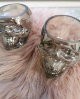 Skull Totenkopf Teelicht Kerzenhalter Teelichthalter Glas Nordrhein-Westfalen - Dinslaken Vorschau