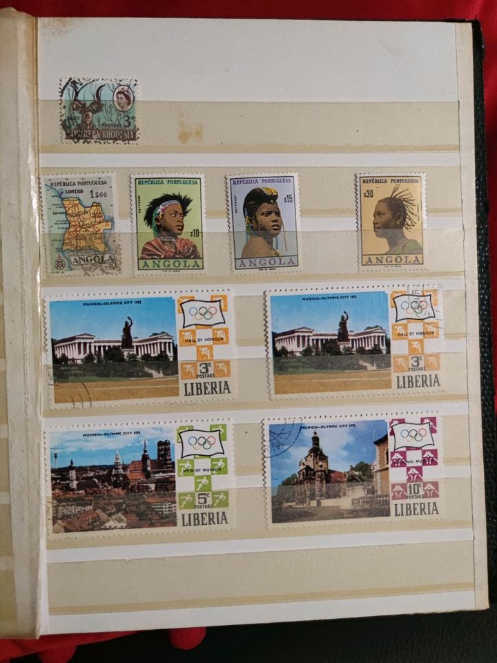 Briefmarken Sammlung international alt 19 Alben in Lüdenscheid