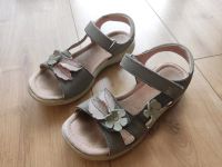 RICOSTA Mädchen-Sandalen Gr. 31 - Leder - Blumen - grau Baden-Württemberg - Müllheim Vorschau