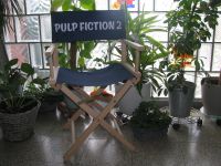 Klappbarer Regiestuhl mit Text: PULP FICTION 2 Köln - Weiß Vorschau