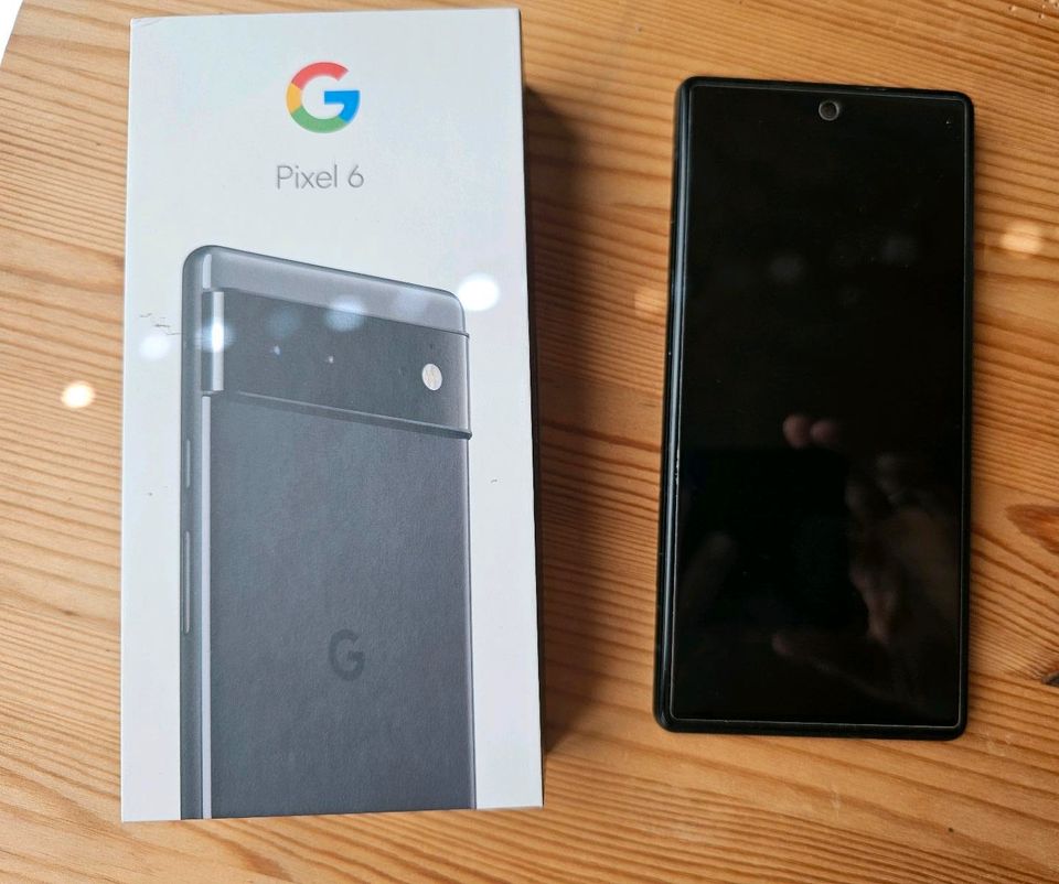 Google Pixel 6 128GB Stormy Black in Hamberge Holstein