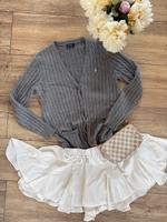 POLO Ralph Lauren Strickjacke Cardigan in grau 100% Baumwolle Niedersachsen - Delmenhorst Vorschau