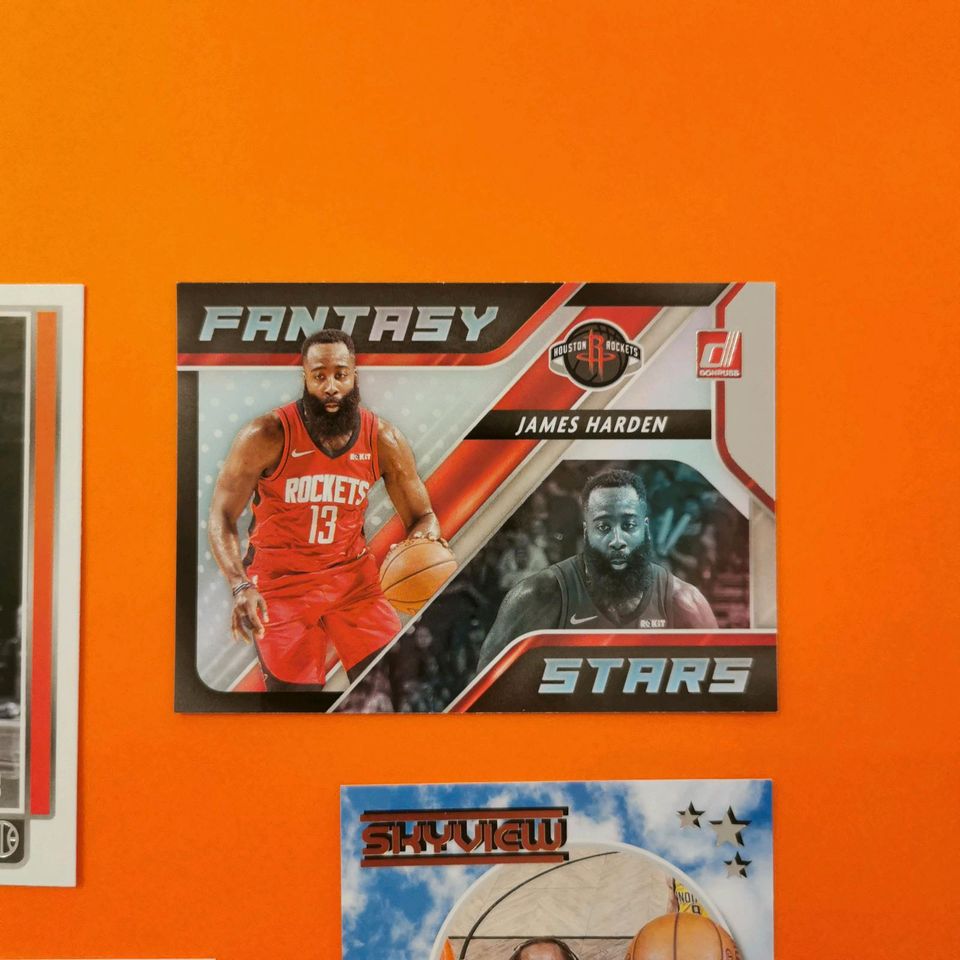 JAMES HARDEN 4x Panini Trading Card Hoops Donruss no PSA in Berlin