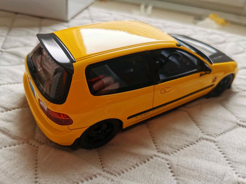 1:18 Otto Honda Civic SiR EG6 Spoon gelb JDM Modellauto in München