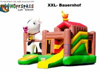 Hüpfburg mieten ausleihen XXL- Bauernhof MULTIPLAY mit Rutsche Baden-Württemberg - Mühlhausen im Täle Vorschau