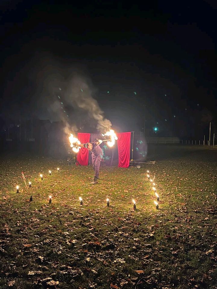 Feuershow Zum staunen in Aschersleben