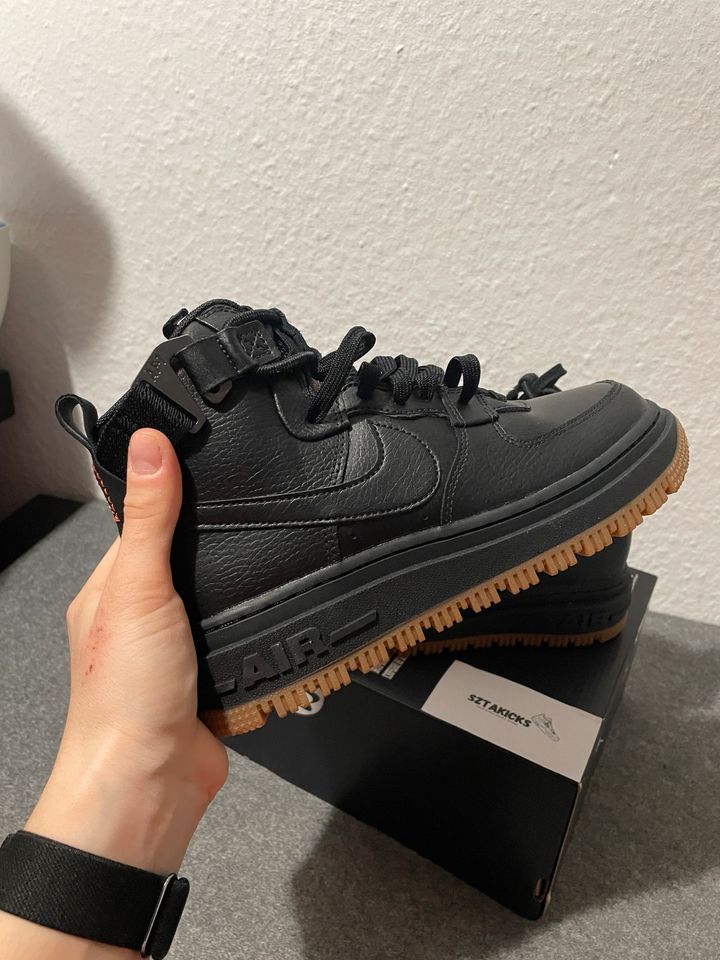 Gr 36.5 37.5 38 38.5 40.5 NIKE Air Force 1 AF1 HI UT 2.0 schwarz in Adelschlag