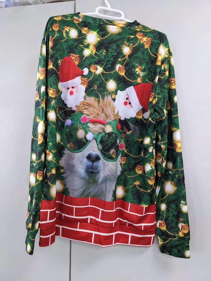 Loveternal Ugly Christmas Sweater XXXL Faultier Pulli 3D Hässlich in Körle