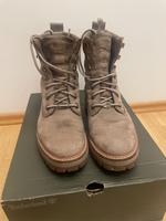 Timberland Boots Leder taupe grau Damen 40 München - Sendling Vorschau