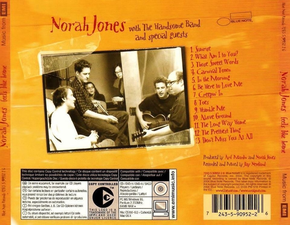 NORAH JONES - FEELS LIKE HOME - SUNRISE, THOSE SWEET WORDS in Aachen