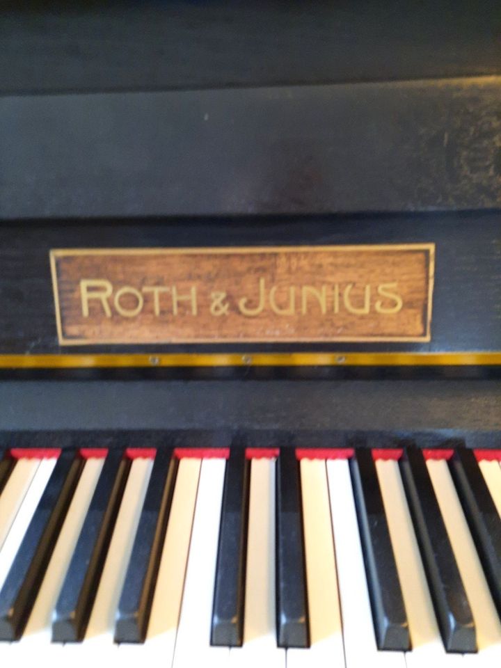Klavier schwarz Roth Junius überholt gestimmt in Bad Zwischenahn