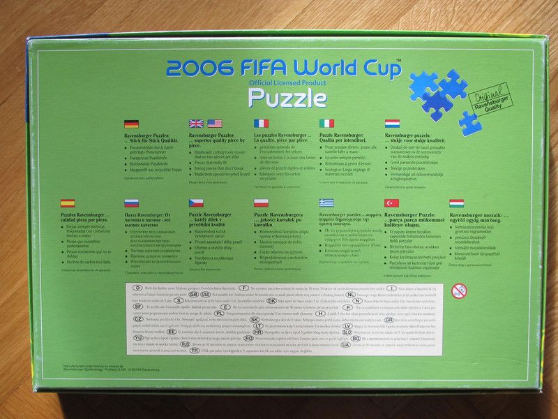 Puzzle 100 Teile Ravensburger Löwe Fußball FiFa World Cup 2006 in Radebeul