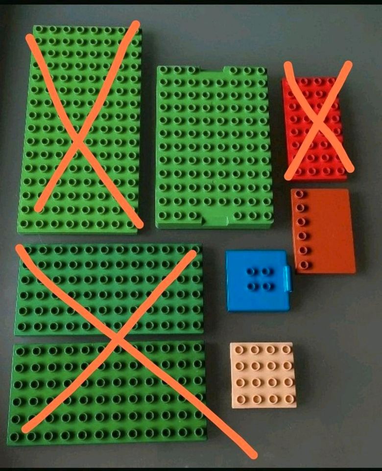 Lego Duplo Bauplatte Grundplatte Platte 38x38 6x12 8x16 cm in Merkelbach