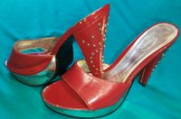 Rote Sexy High Heels / Mules Gr. 38 Rostock - Toitenwinkel Vorschau