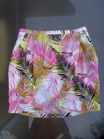 H&M Sommer Rock 38 Palmen Blätter pink schwarz gelb neu Viskose Rheinland-Pfalz - Guldental Vorschau