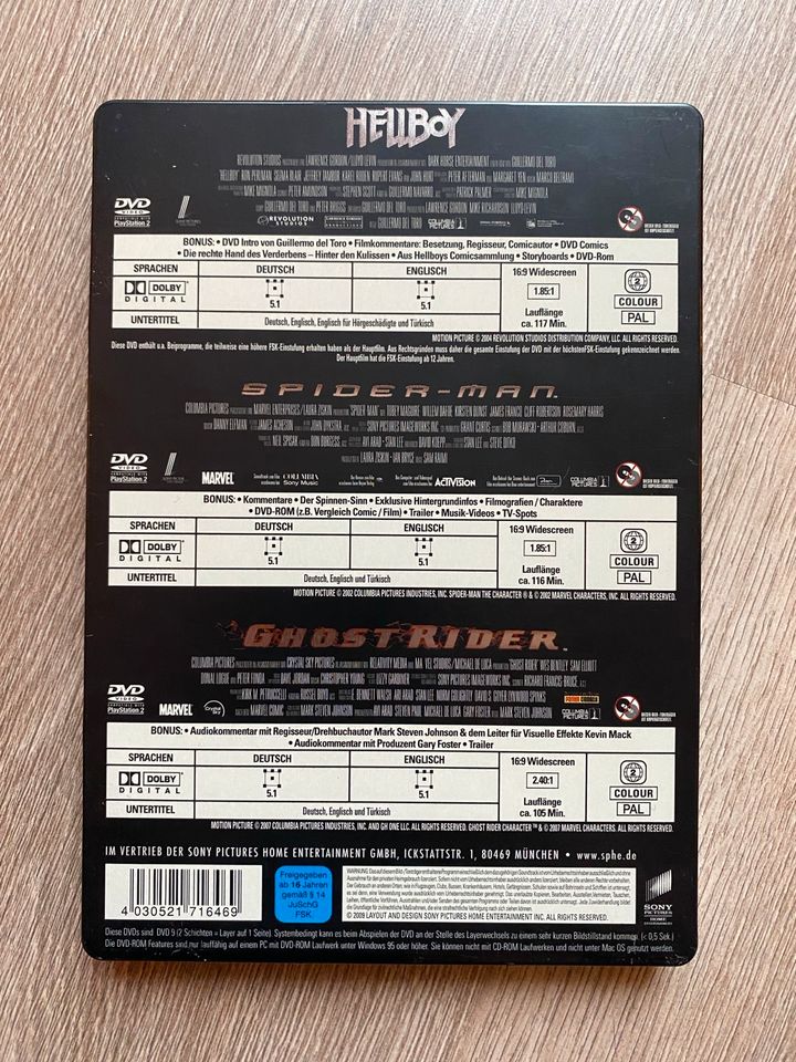 Steelbook Heroes Reloaded Spiderman, Ghost Rider und Hellboy in Mönchengladbach