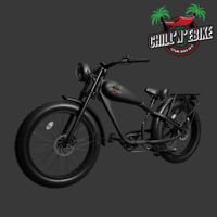 Chill N Ebike Beachcruiser Cruiser Chopper - Black Niedersachsen - Stadland Vorschau