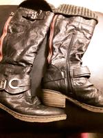 Damen gefütterte  Rieker Stiefel  gr.38 schwarz Köln - Nippes Vorschau