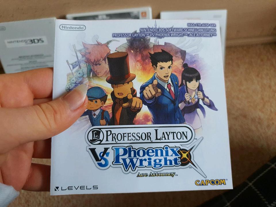 Professor Layton vs Phoenix Wright Ace Attorney - Nintendo 3DS in Bernau