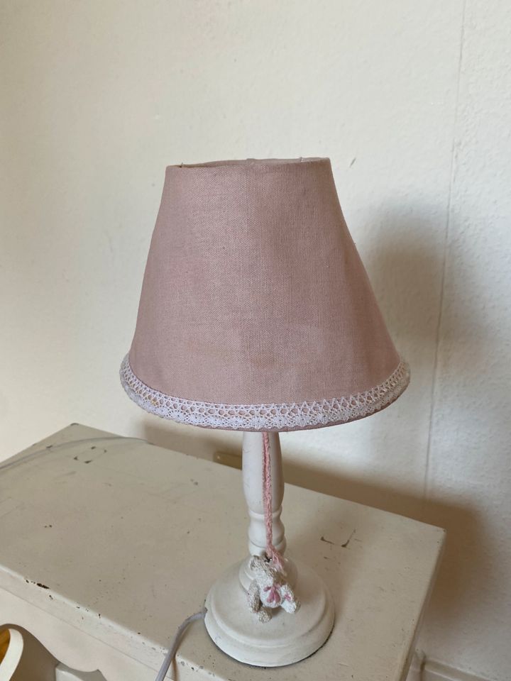 Nachttischlampe Lampenschirm Vintage Frankreich Comptoir de in Düsseldorf