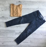 Jeans schwarz gr.. 128+  Zara Shirt Gr.  122 Niedersachsen - Braunschweig Vorschau