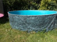 Stahlwandpool 350 x 90 cm mit neuer Inenhülle und viel Zubehör Niedersachsen - Isenbüttel Vorschau