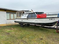 Motorboot/Stahlschiff Kajütboot Eigenbau Wieland Hafen Trailer Berlin - Köpenick Vorschau