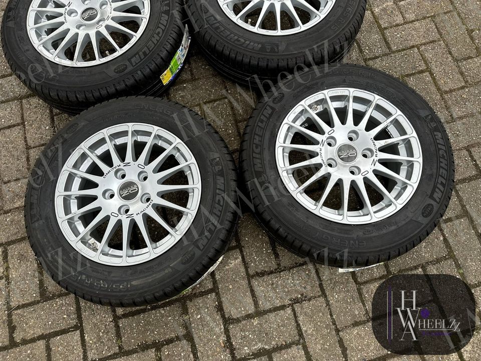 OZ Superturismo GT Alufelgen NEU Sommerräder MICHLIN Reifen ➡️ 15 Zoll 5x112 ➡️ 195/65 R15 Sommerreifen Reifen Felgen ➡️ Sommer NUR FÜR VW Golf 5 Plus Jetta Touran 1 und Skoda Octavia 1Z in Bünde