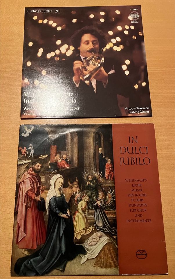 Platten - In dulci jubilo und Virtuose Konzerte f Corno da caccia in Taufkirchen Vils