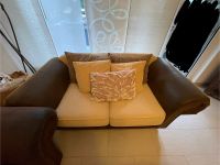 Small Sofa Beige/Braun Stuttgart - Hedelfingen Vorschau