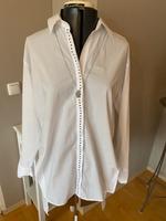 Escada Long Bluse Tunika weiß Strass 40 L Glitzer Bayern - Hallbergmoos Vorschau