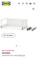 Maximera Ikea Küche Schublade hoch 60x37 Kr. Altötting - Kastl Vorschau