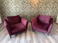 2 Avalon Lounge Chair/ Designer Samtsessel - Himbeere Thüringen - Erfurt Vorschau