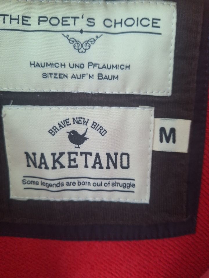 Sweatjacke von der Marke Naketano, korallenfarbe, gr. M in Langenhagen