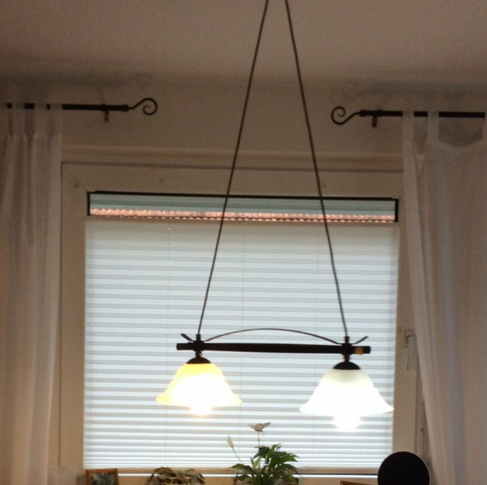 Hänge Lampe für Küche Esszimmer Stube Milchglas Licht Leuchte in Oldenburg